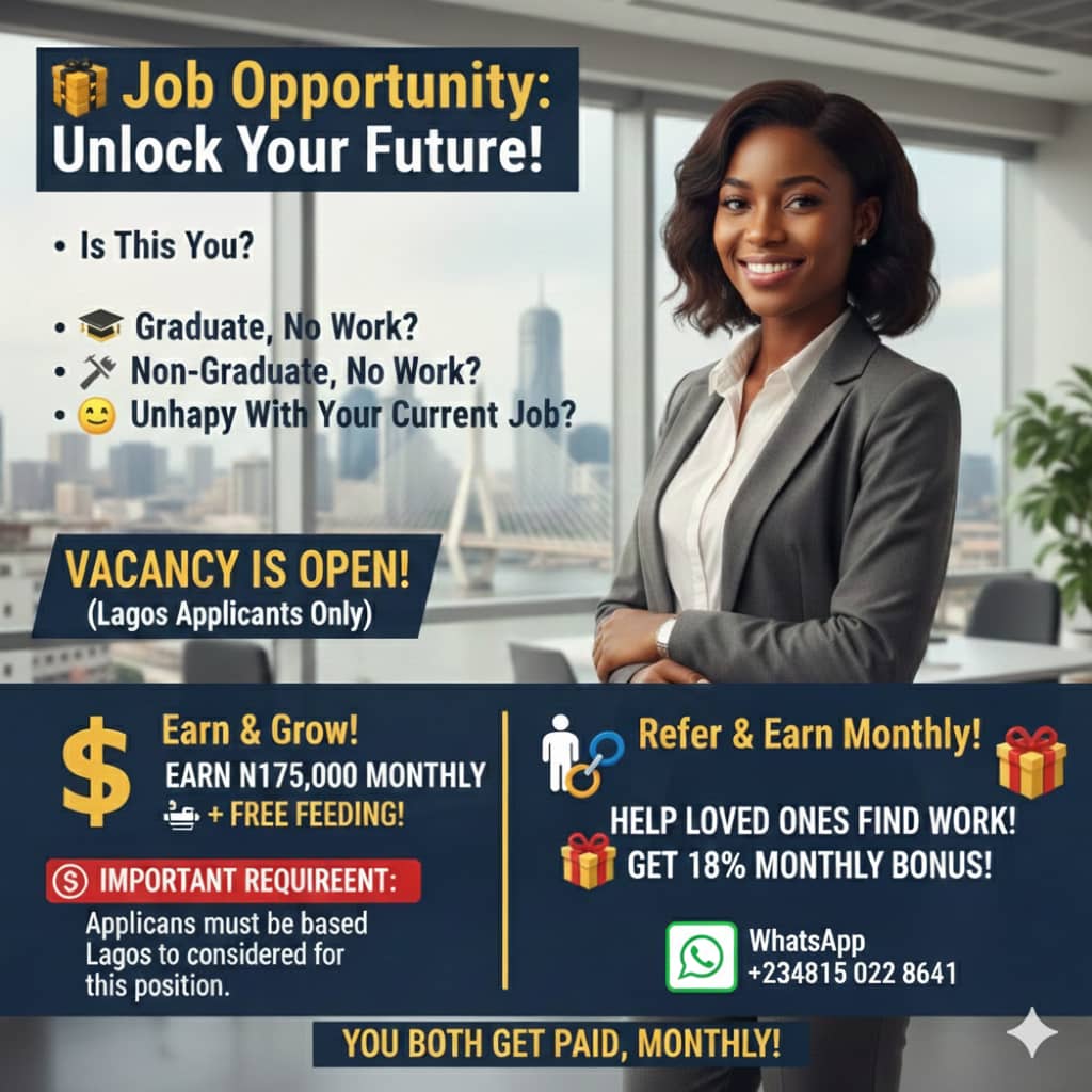 Primes Global Recruitment 2026: Jobs in Lagos (₦175k/Month + Free Meals)